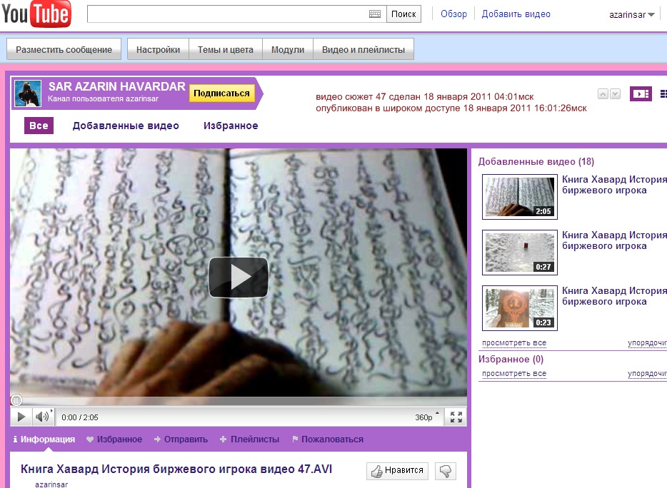 AZARIN YOUTUBE HAVARDAR
